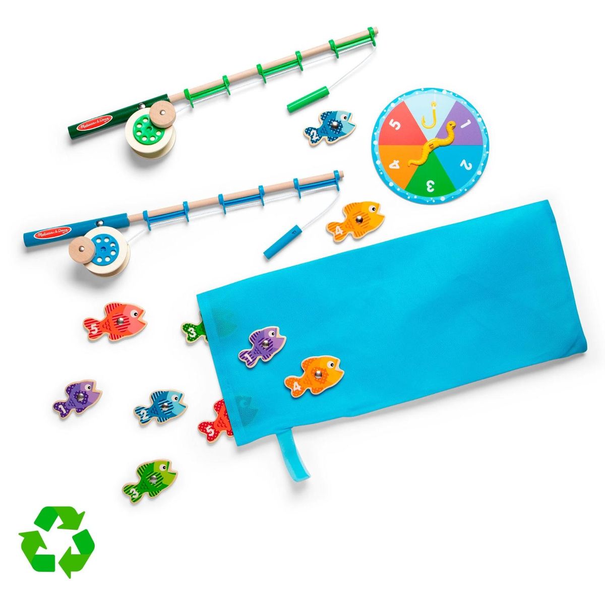 MELISSA & DOUG - Juego De Pesca De Madera Melissa & Doug