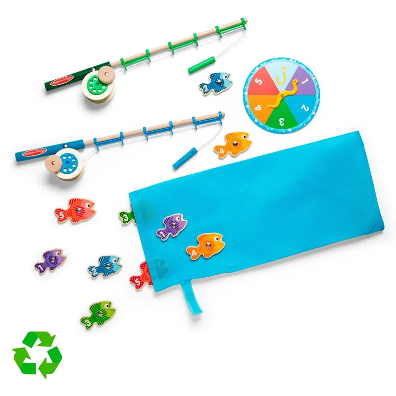 MELISSA & DOUG - Juego De Pesca De Madera Melissa & Doug