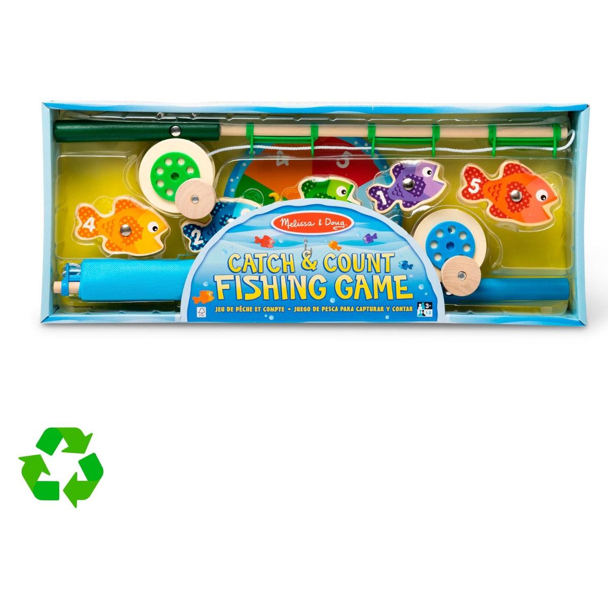 MELISSA & DOUG - Juego De Pesca De Madera Melissa & Doug