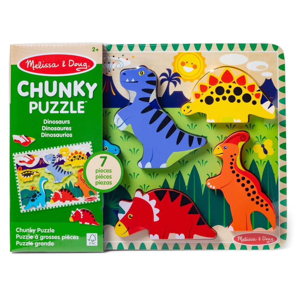 MELISSA & DOUG - Puzzle Encaje De Madera 3D Melissa & Doug