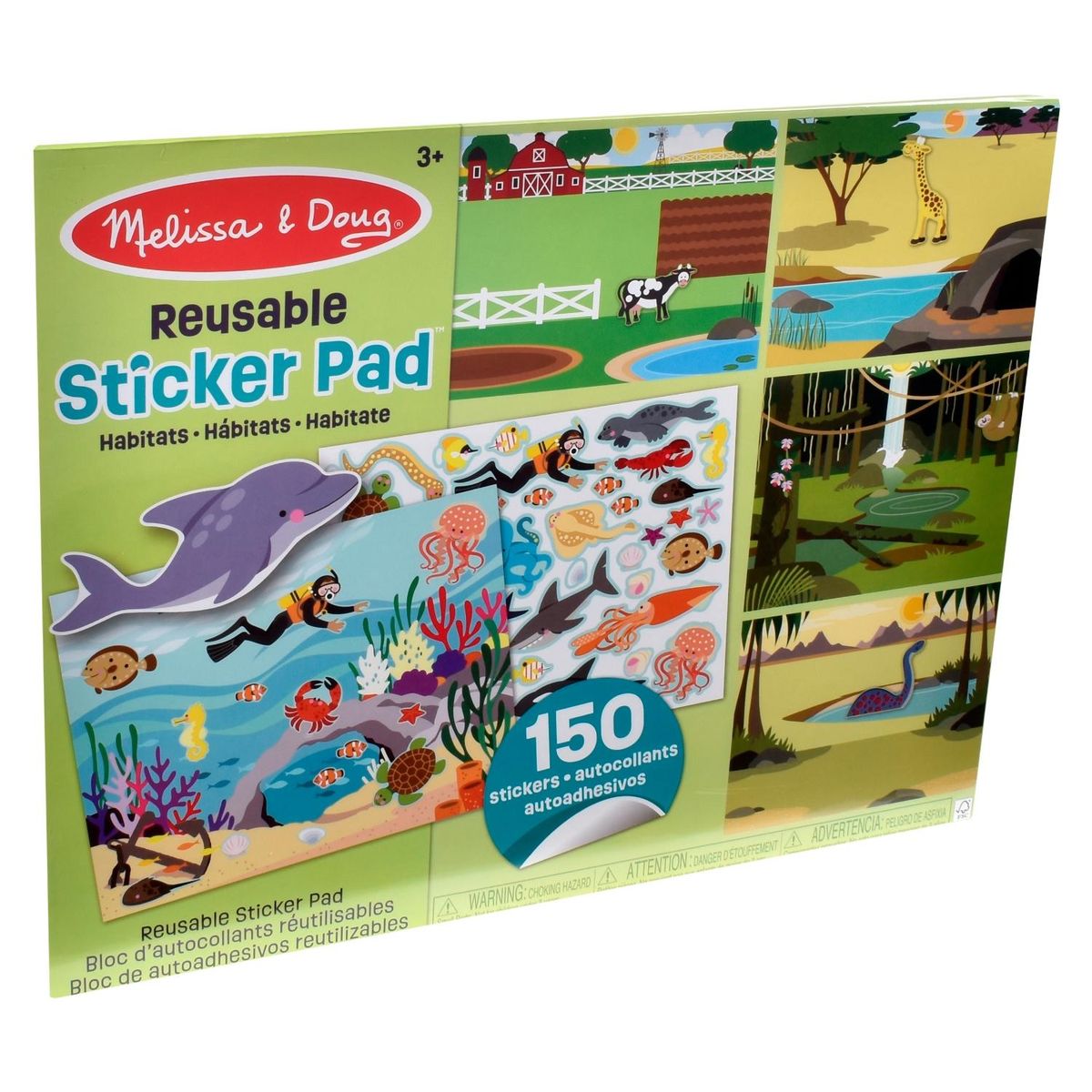 MELISSA & DOUG - Crea Escenas Con Stickers Reutilizables Melissa & Doug