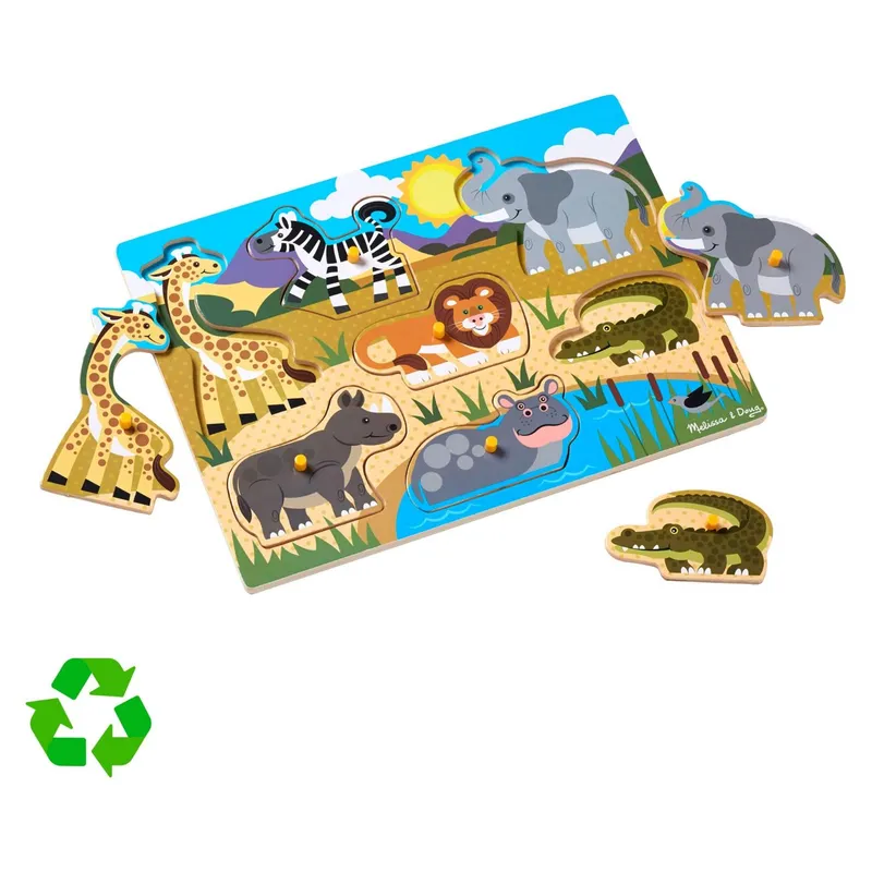 MELISSA & DOUG - Puzzle Encaje De Madera Melissa & Doug