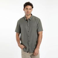 Camisa Manga Corta Algodón Hombre