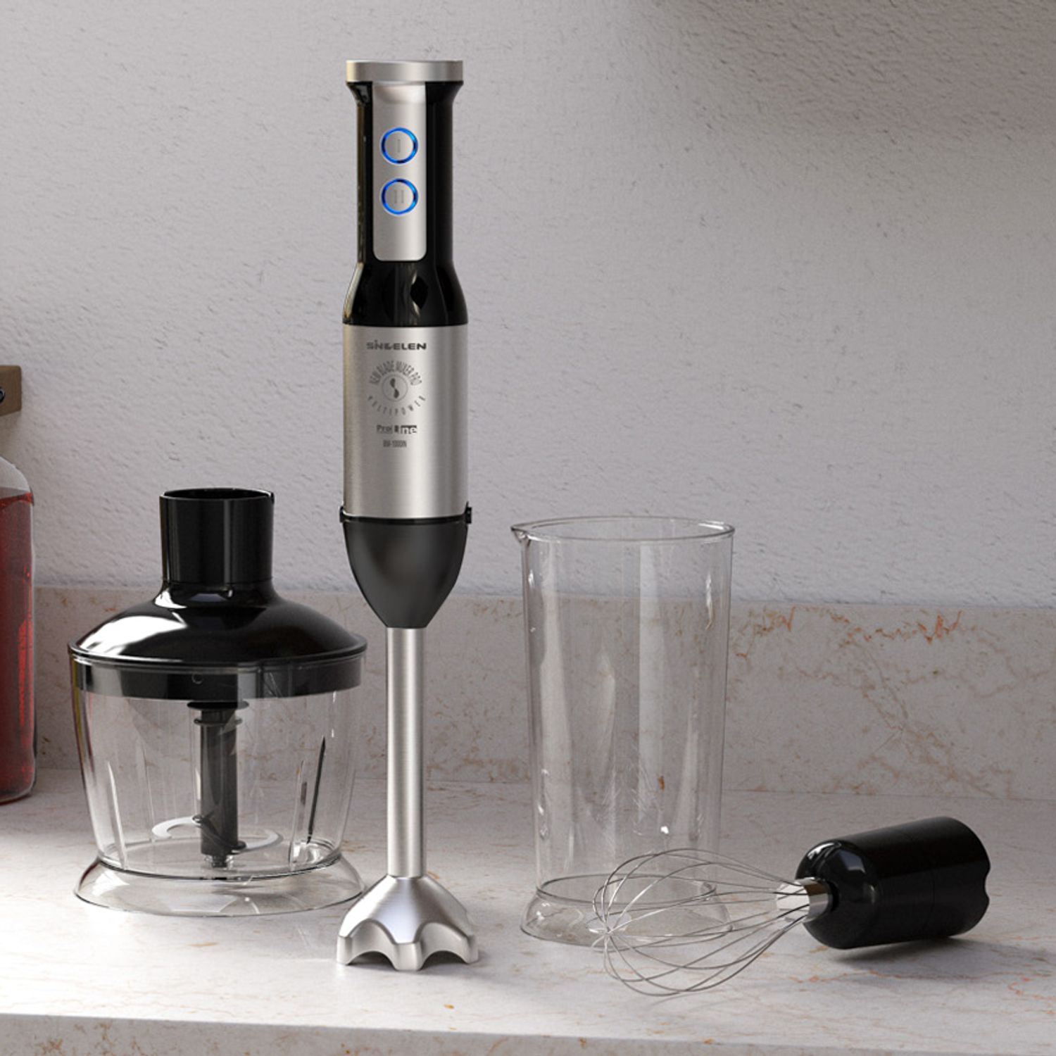 SINDELEN Minipimer Inox BM-1000IN 2 Velocidades 500W Sindelen
