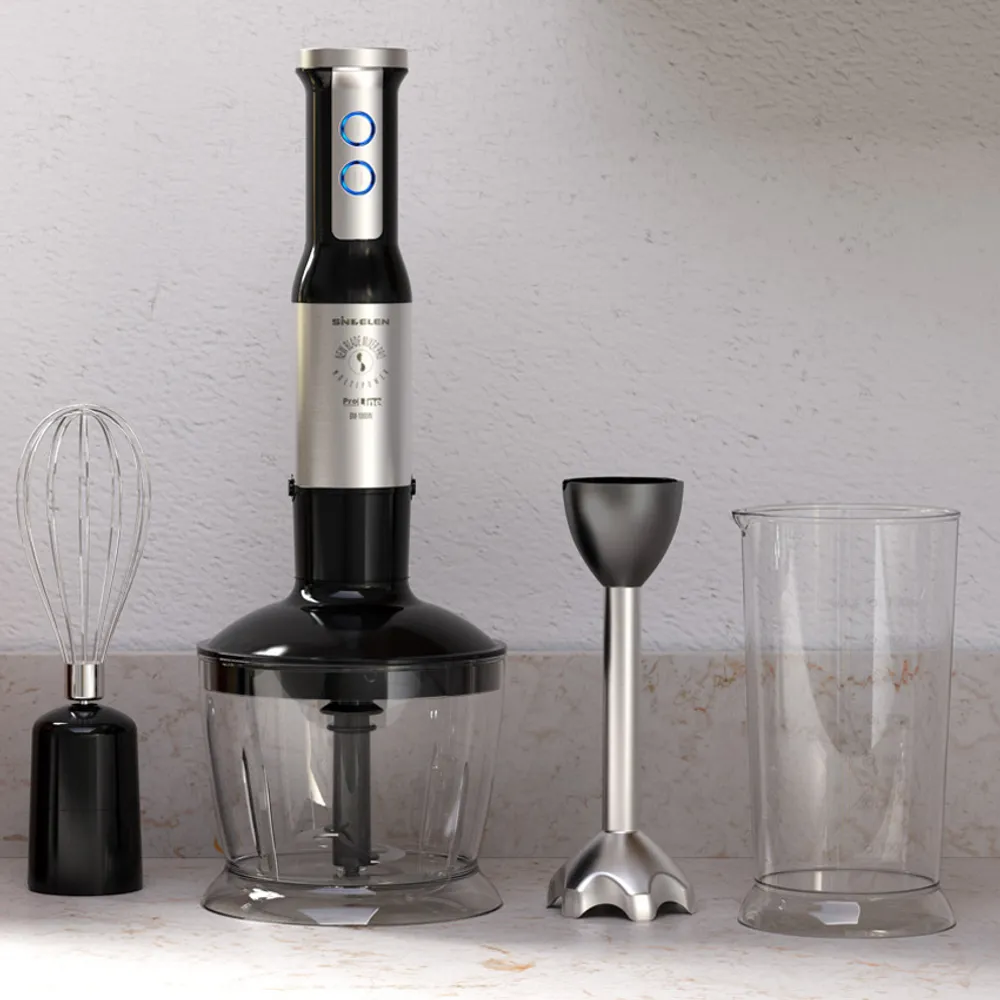 Sindelen Minipimer Acero Inoxidable/Negro BM-1000IN, foto 3