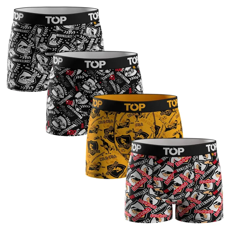 TOP - Pack De 4 Boxers Niño Algodón Top