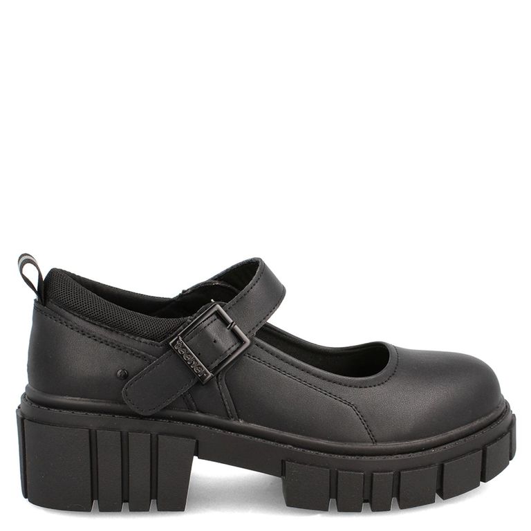TEENER Zapato Escolar Niña Cuero Negro (34 a 40)