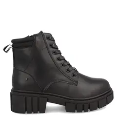 TEENER - Zapato Escolar Niña Cuero Negro (34 a 40)