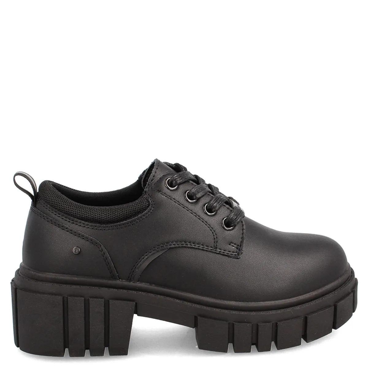TEENER - Zapato Escolar Niña Cuero Negro (34 a 40) Teener