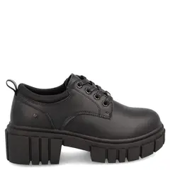 TEENER - Zapato Escolar Niña Cuero Negro (34 a 40)