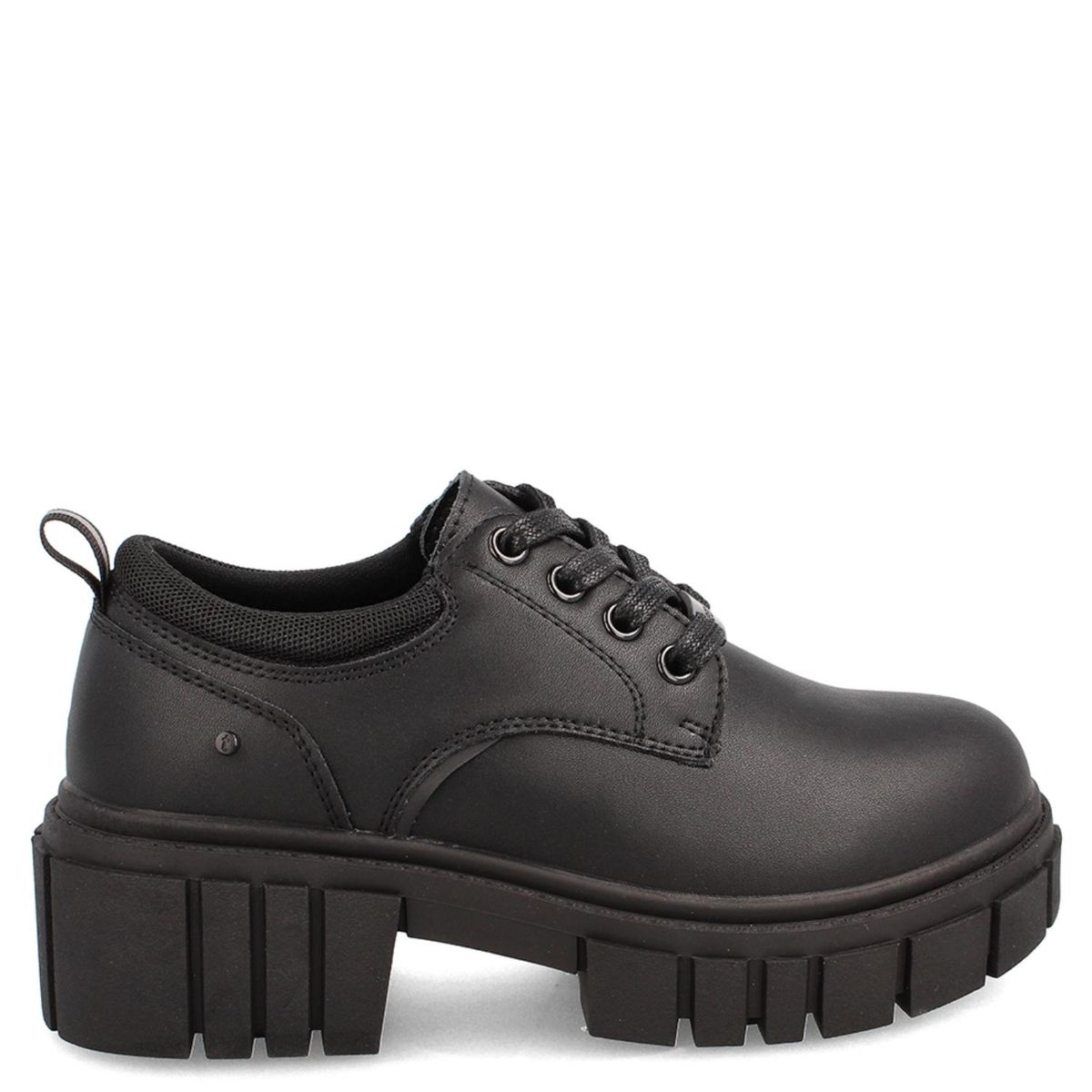 TEENER - Zapato Escolar Niña Cuero Negro (34 a 40) Teener