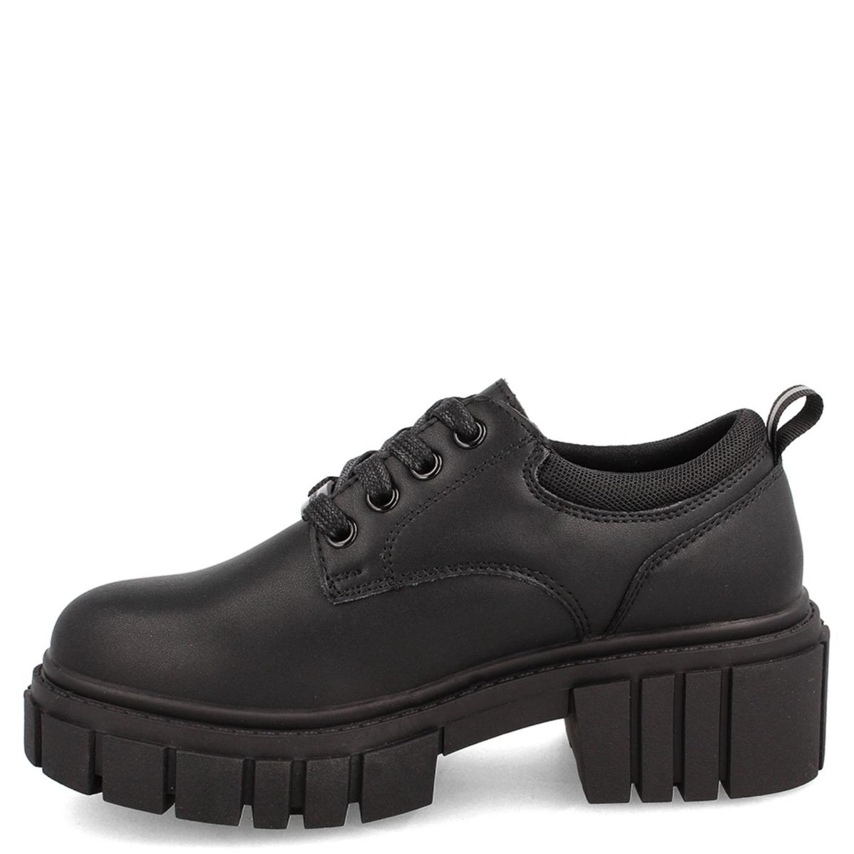 TEENER - Zapato Escolar Niña Cuero Negro (34 a 40) Teener