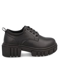 Zapato Escolar Niña Cuero Negro (34 a 40)