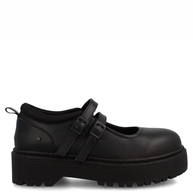 TEENER Zapato Escolar Niña Cuero Negro (34 a 40)