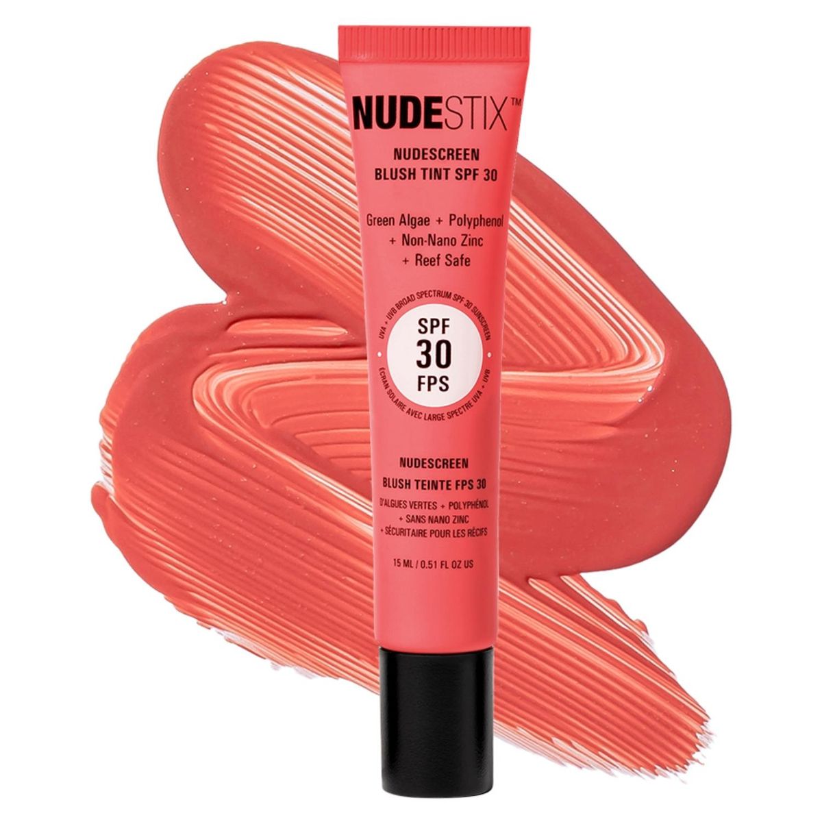 NUDESTIX - Rubor Líquido Blush Tint Spf30 Strawberrysun