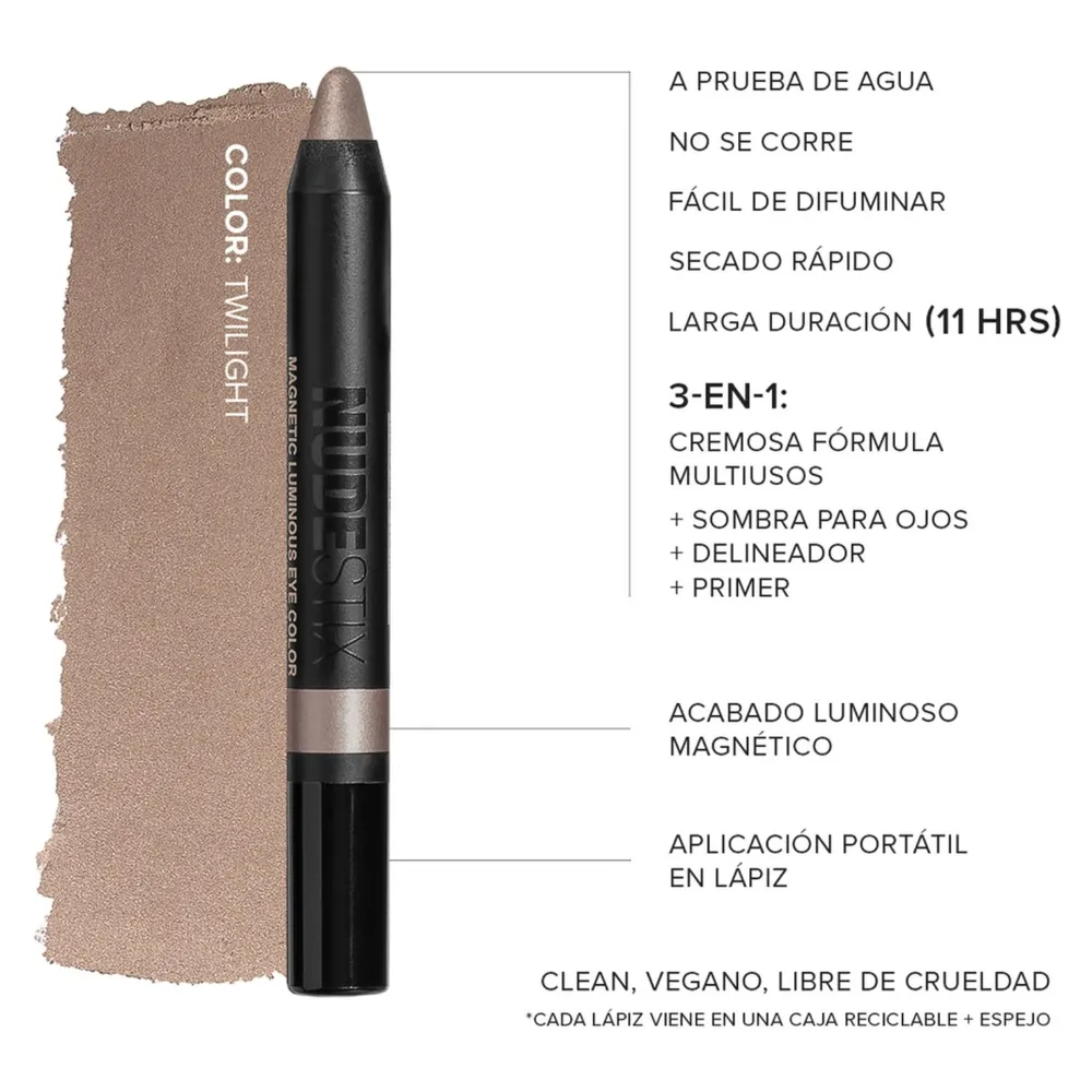 Nudestix Magnetic Luminous Eye Color Twilight, foto 5
