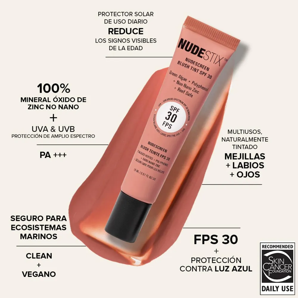 Nudestix Nudescreen Blush Tint SPF 30 Sunkissed, foto 4
