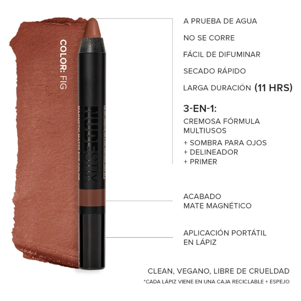 Nudestix Magnetic Matte Eye Color Fig, foto 4