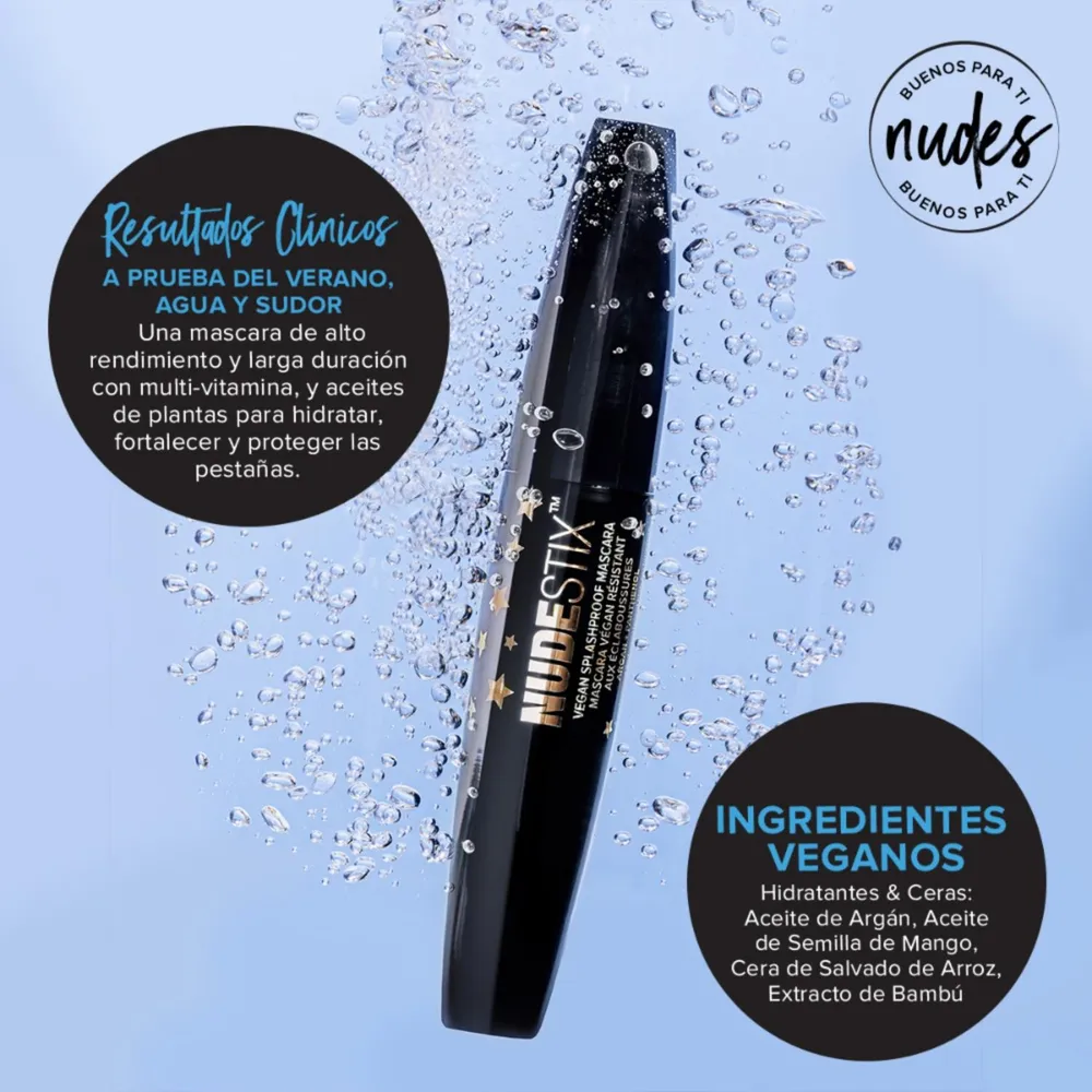 Nudestix Vegan Splashproof Black, foto 3