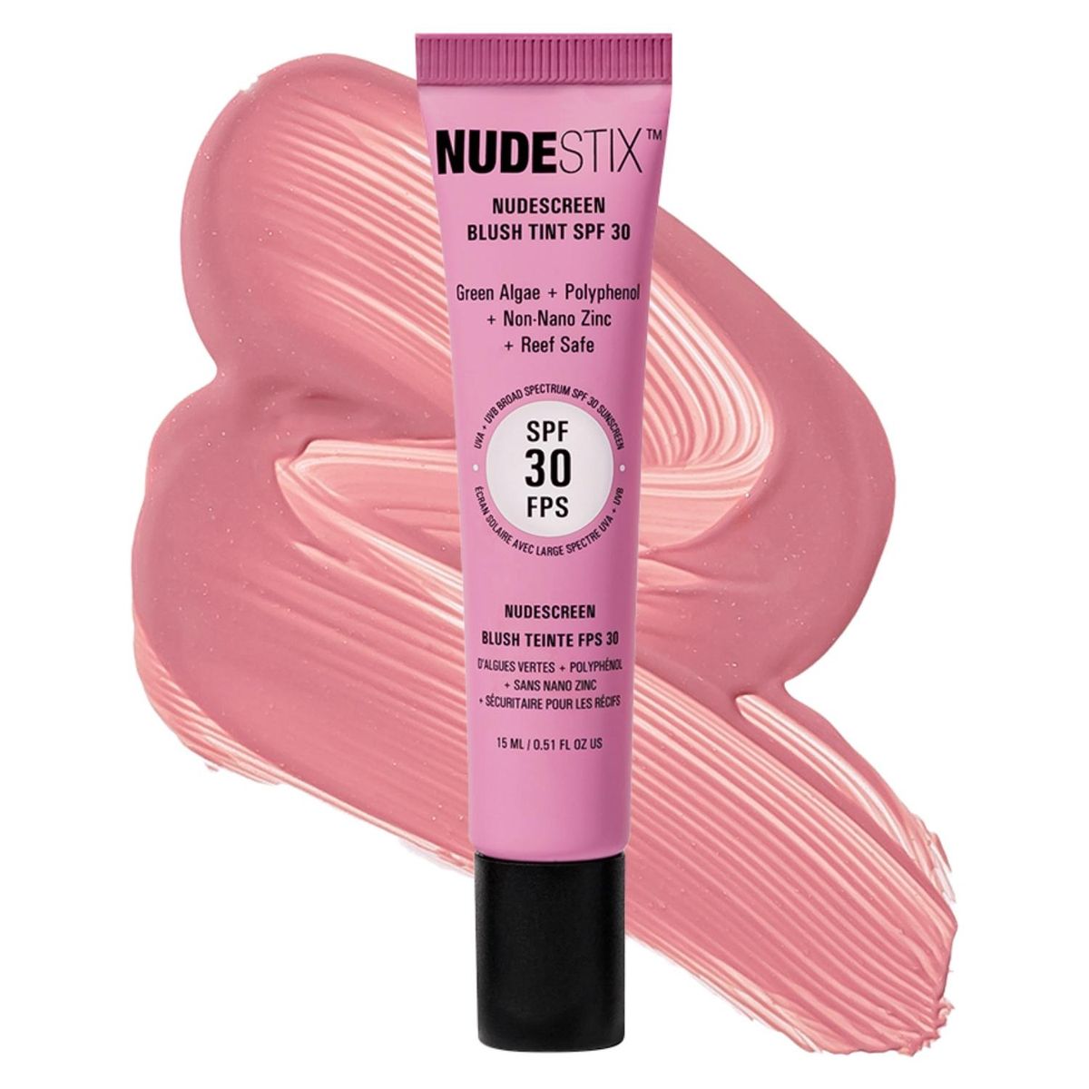 NUDESTIX - Rubor Líquido Blush Tint Spf30 Sunset Rose