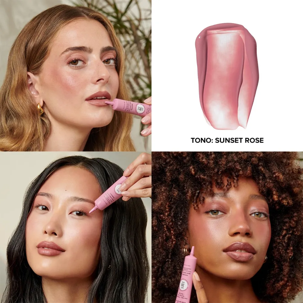 Nudestix Nudescreen Blush Tint SPF 30 Sunset Rose, foto 3
