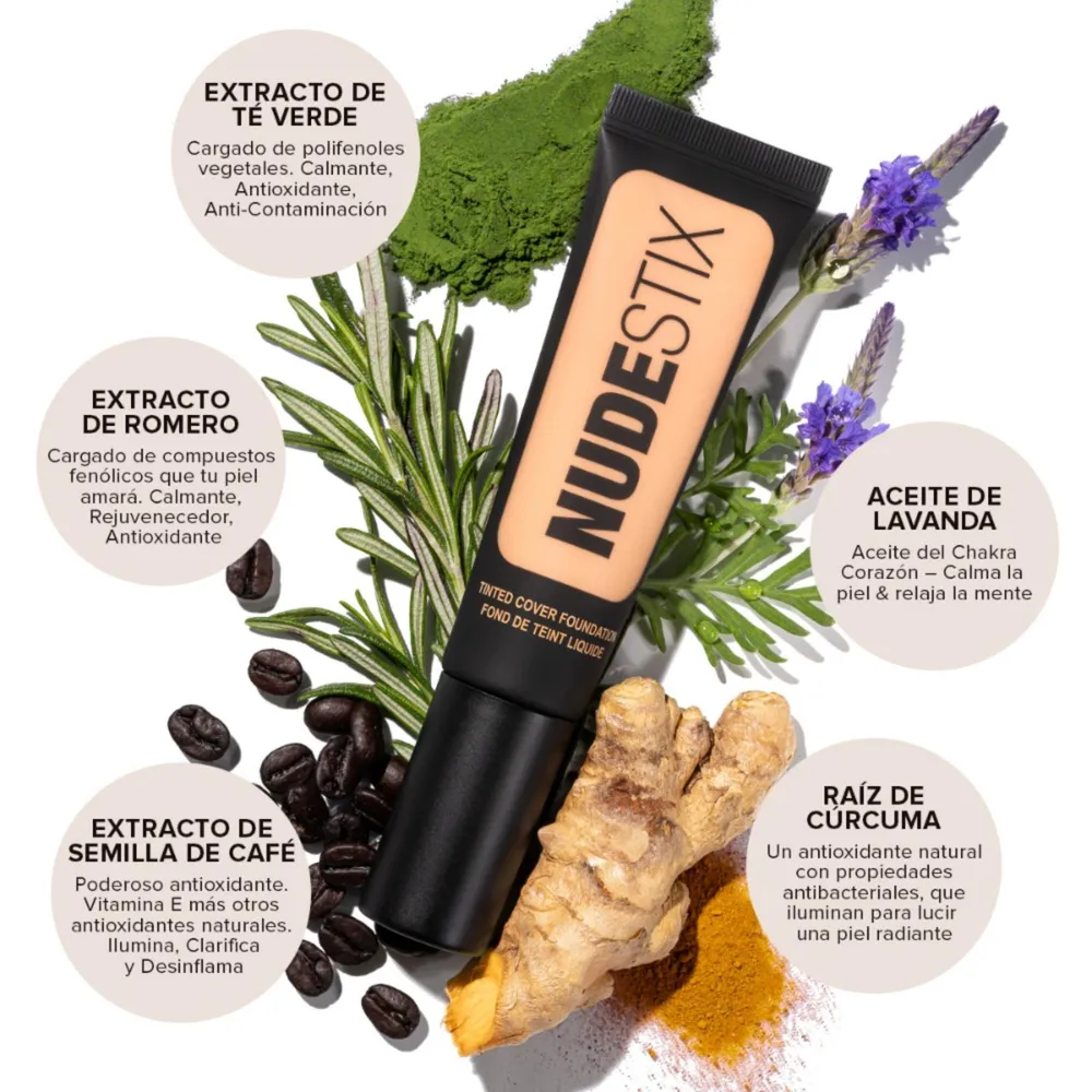Nudestix Tinted Cover Foundation Nude 3.5, foto 5