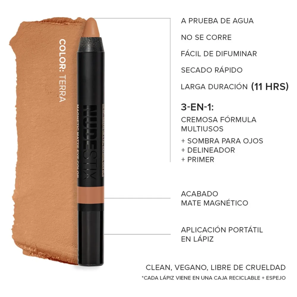 Nudestix Magnetic Matte Eye Color Terra, foto 4