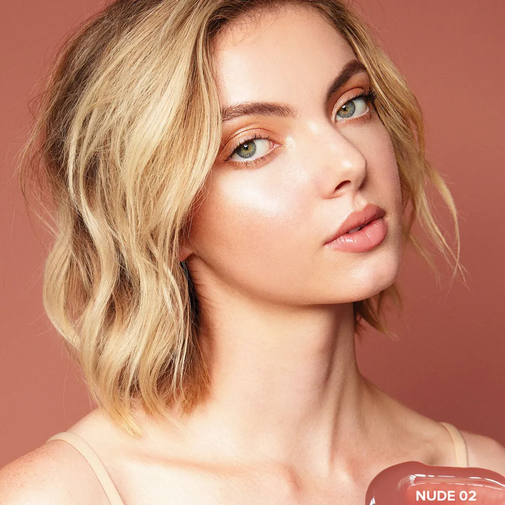 Nudestix Lip Glace 02 Nude, foto 3