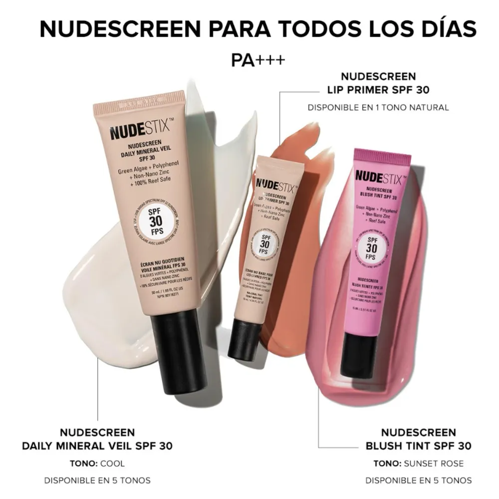 Nudestix Nudescreen Daily Mineral Veil SPF 30 Nude, foto 6