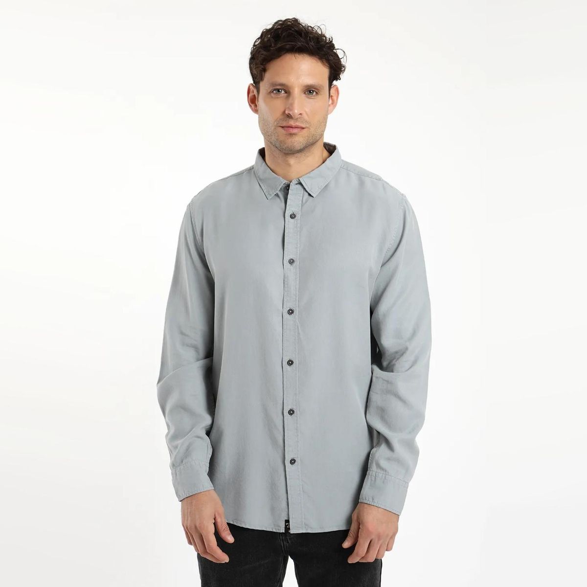 FROENS - Camisa Manga Larga Algodón Hombre Froens