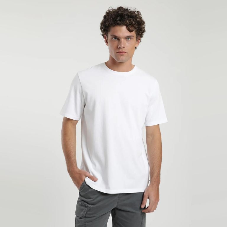 Polera Manga Corta Algodón Hombre