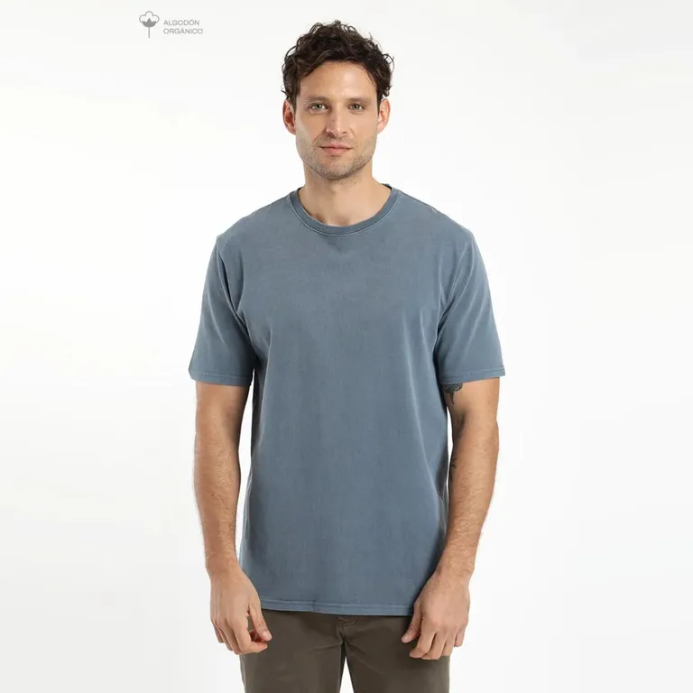 Polera Manga Corta Algodón Hombre