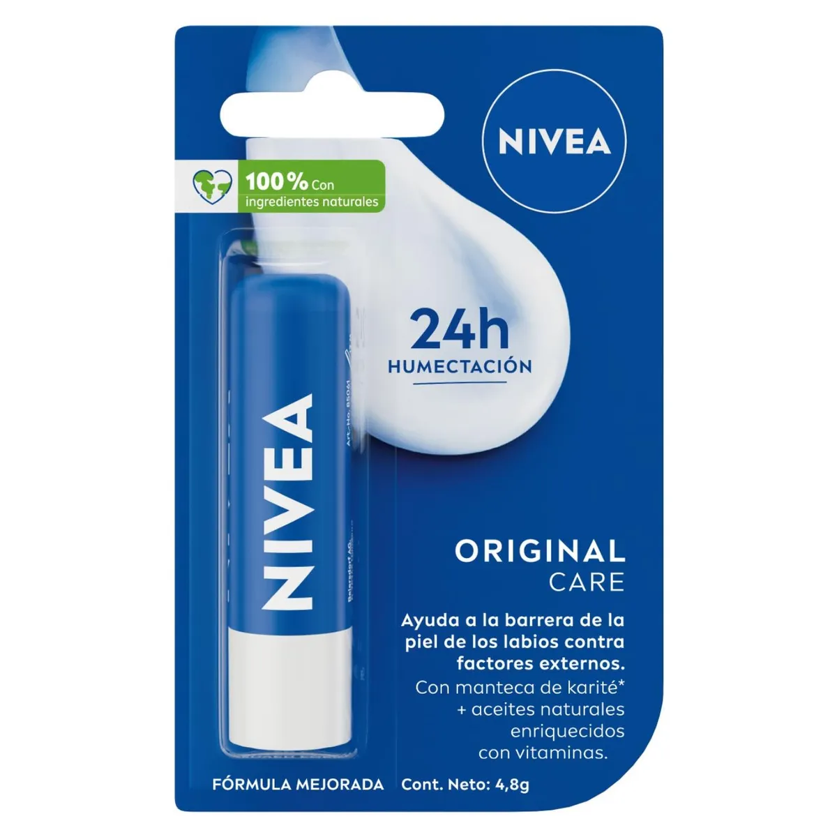 NIVEA - NIVEA Bálsamo Labial Essential Care Hidratante 4,8gr