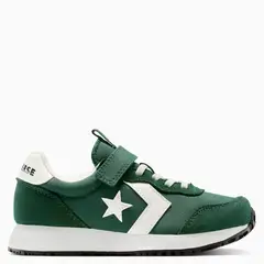 CONVERSE - Omega Trainer Zapatilla Urbana Niño Cuero Verde (27 A 35)