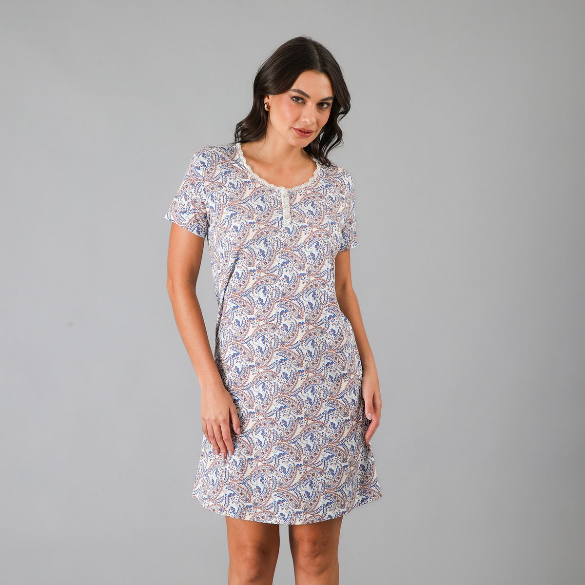 FLORES - Camisa de Dormir Mujer Flores