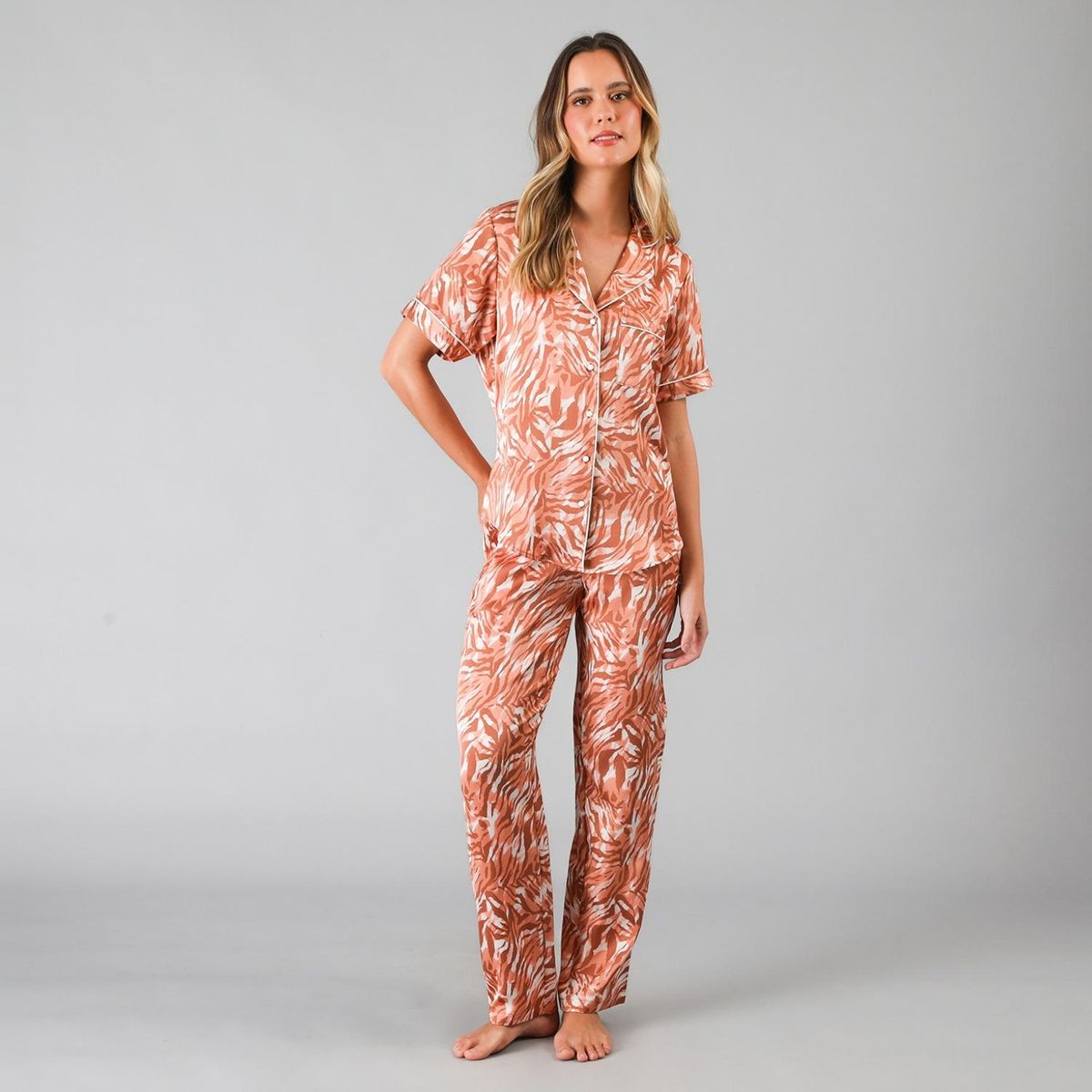 FLORES - Pijama Mujer Flores