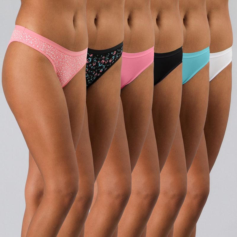 FLORES - Pack De 6 Bikinis Mujer Flores