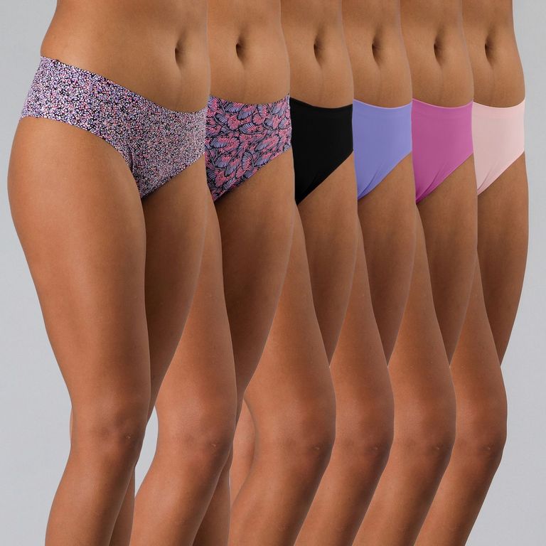 FLORES Pack 6 Pantaletas Mujer