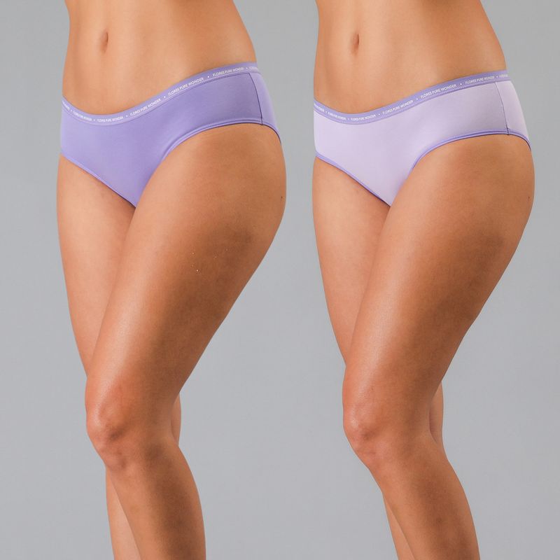 FLORES - Pack De 2 Pantaletas Mujer Flores