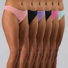 FLORES - Pack 6 Colaless Mujer