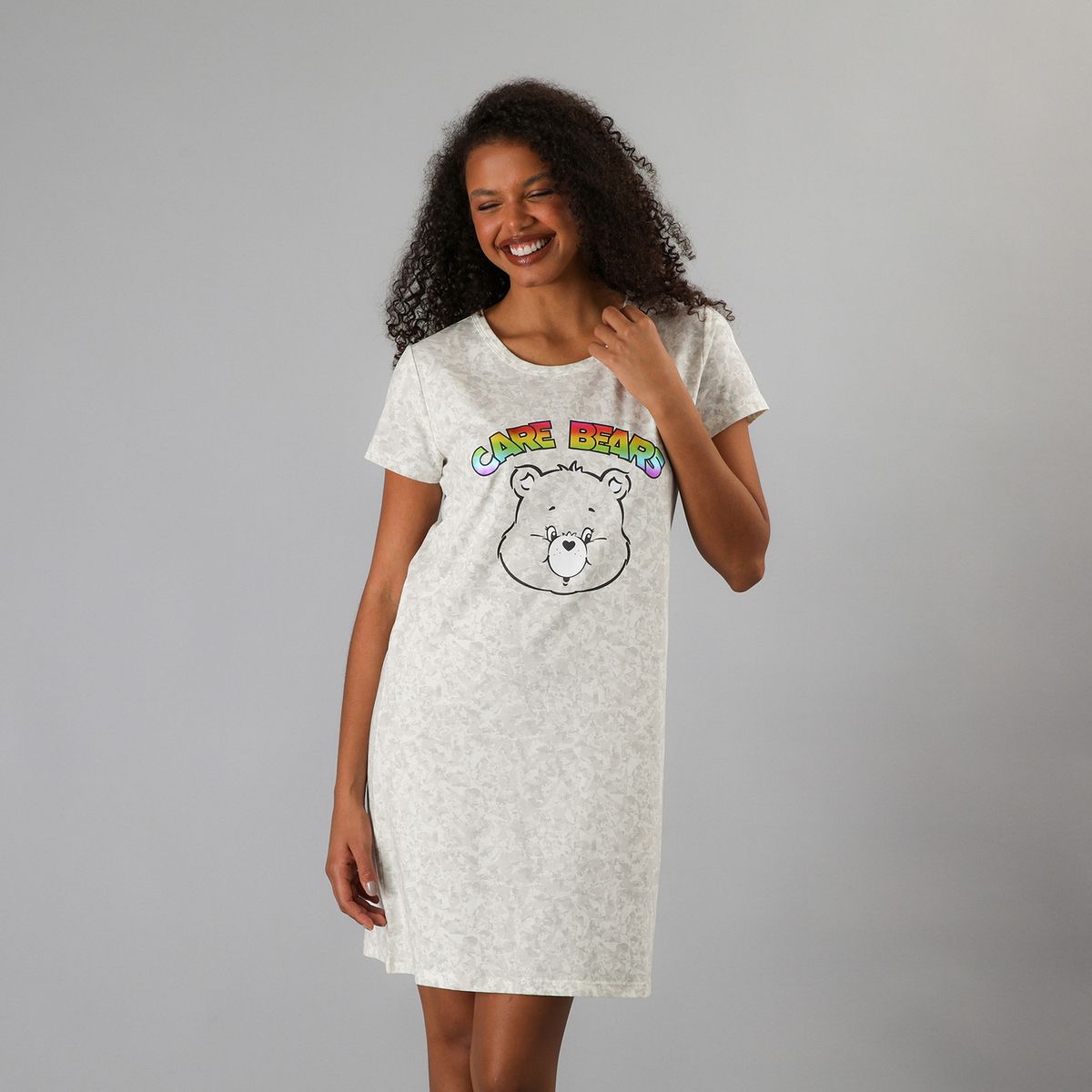 FLORES - Camisola Manga Corta Mujer Flores