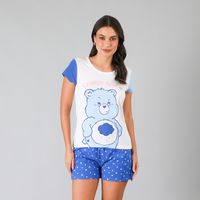 Pijamas Top M. Corta + Short Mujer