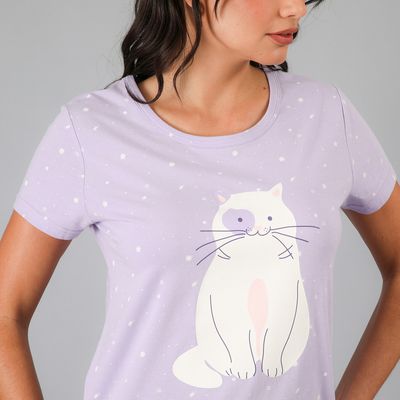 Imagen 2 del producto Camisola Manga Corta Algodón Mujer