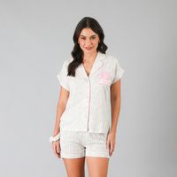 Set Top Camisero + Short Mujer