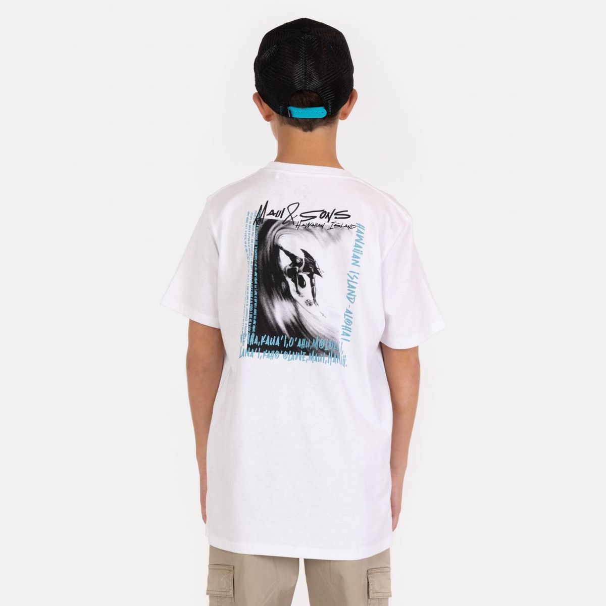 MAUI AND SONS - Poleras Manga Corta Algodón Niño Maui And Sons