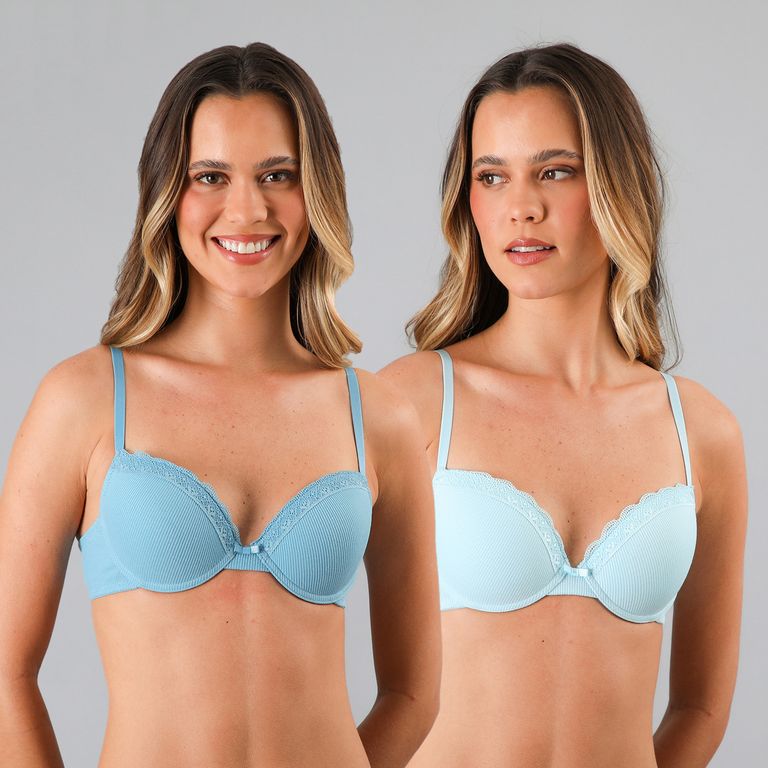 Pack De 2 Sostenes Con Copa Mujer