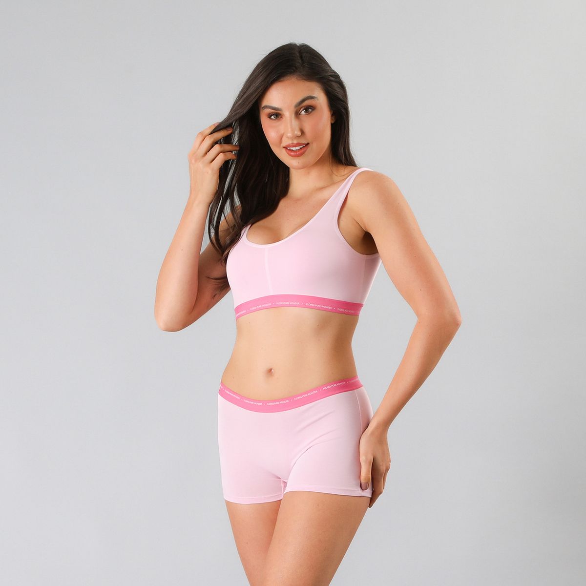 FLORES - Peto Sin Copa Mujer Flores