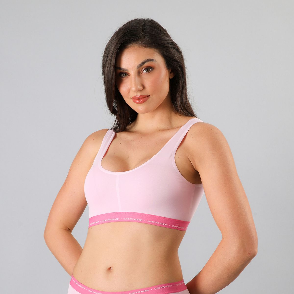 FLORES - Peto Sin Copa Mujer Flores