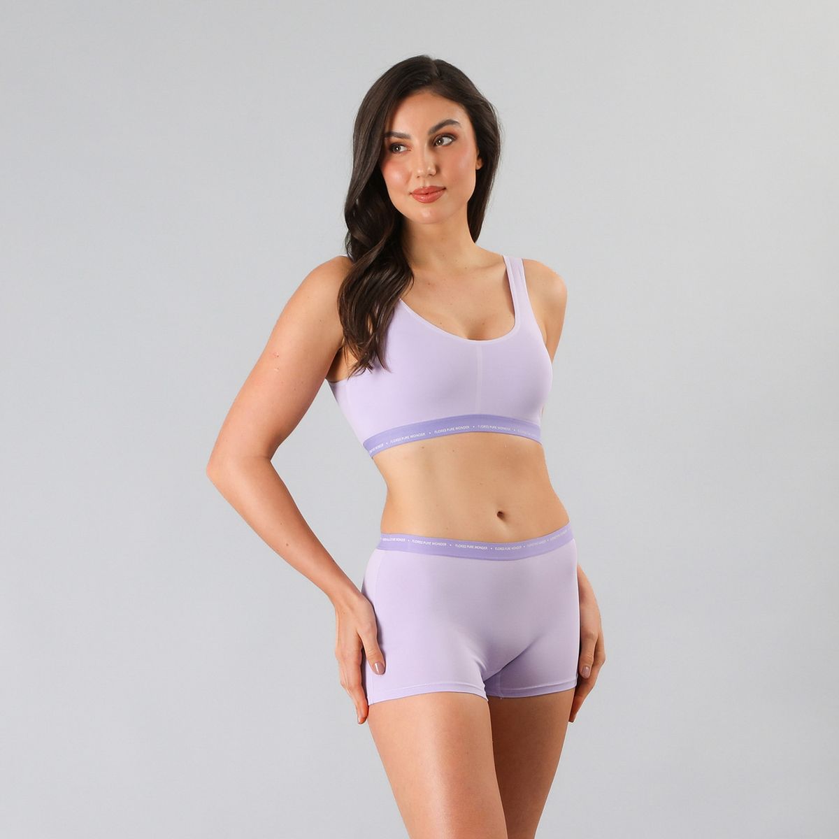 FLORES - Peto Sin Copa Mujer Flores