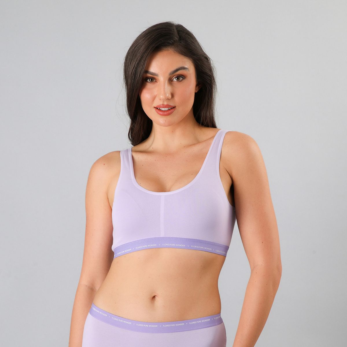 FLORES - Peto Sin Copa Mujer Flores